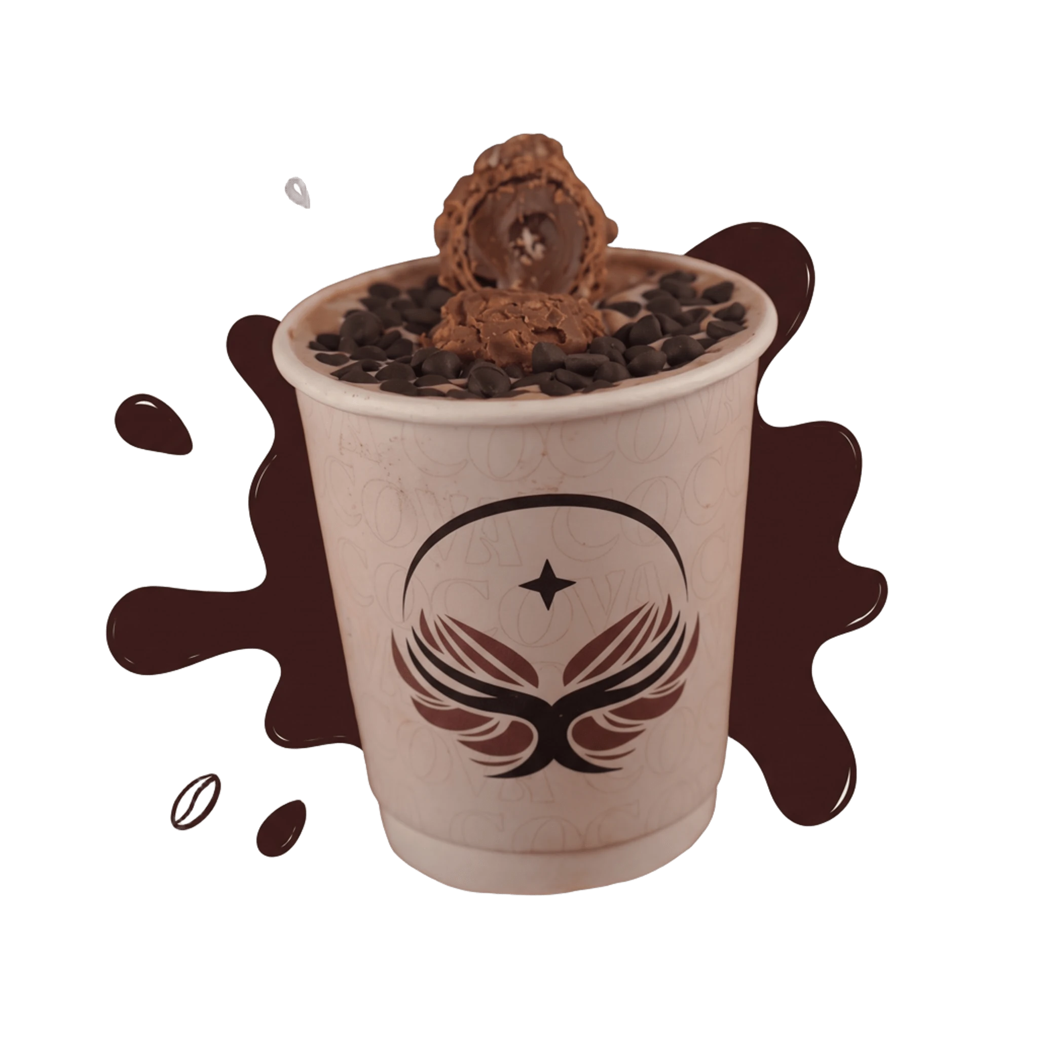 Choco Blast loaded cocoa shake with rich toppings